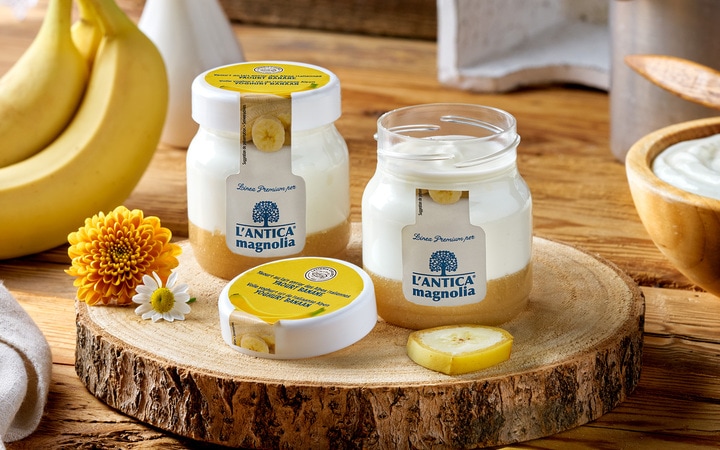 Vollmilchjoghurt aus den italienischen Alpen JOGHURT BANANE (Artikelnummer 07277)