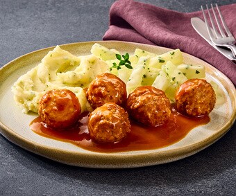 Boulettes de viande et chou-rave (Numéro d’article 01675)