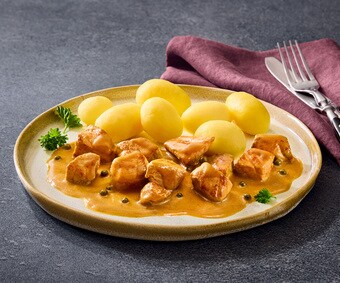 Viande de porc à la crème au poivre (Numéro d’article 20553)