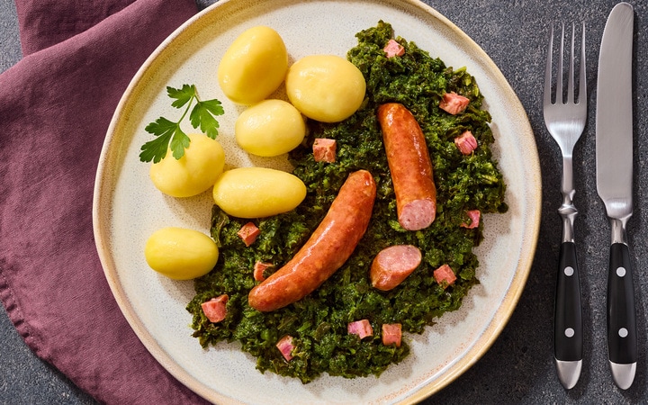 Potée de chou vert lyonnaise (Numéro d’article 01654)