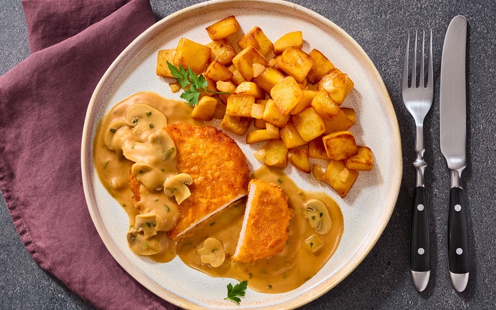 Escalope chasseur (Numéro d’article 01671)