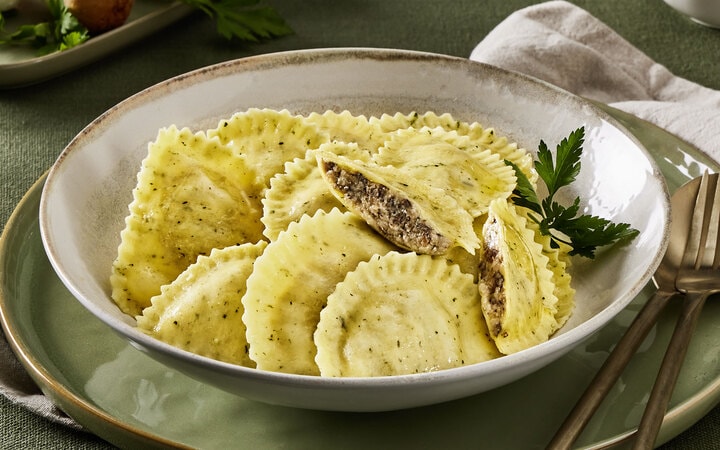 Mezzelune Funghi porcini e Mascarpone (Numéro d’article 20504)