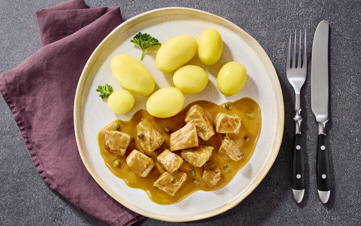 Viande de porc à la crème au poivre (Numéro d’article 20553)